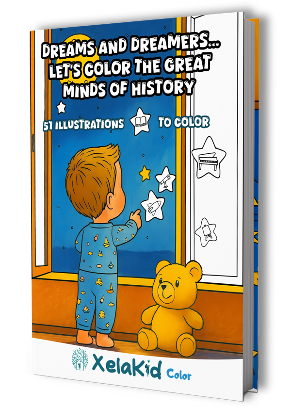 Cover of a Xelakid book with happy kids reading